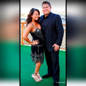 Handmade beaded dress